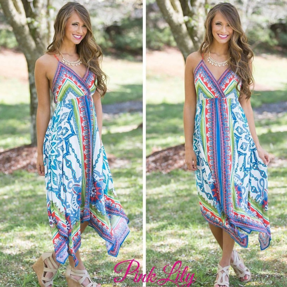 Jealous Tomato handkerchief dress Sz small